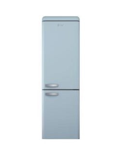 Swan Sr11020Bln 60Cm Retro Fridge Freezer - Blue